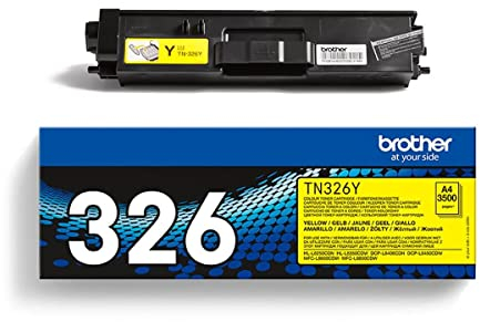 Brother Original Jumbo-Tonerkassette TN-326Y gelb (für Brother DCP-L8400CDN, DCP-L8450CDW, HL-L8250CDN, HL-L8350CDW, MFC-L8650CDW, MFC-L8850CDW)