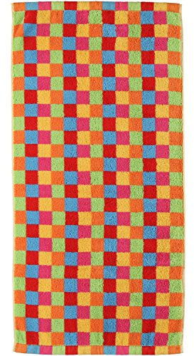Cawö 7017 Lifestyle Karo Handtuch 50 x 100 cm 3er Set