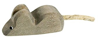 Holzspielwaren Ackermann Maus aus Holz – Bauernhof Holzspielzeug, aus Schwäbischer Handarbeit (100% ökologisch)