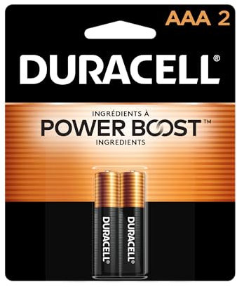 Duracell MN2400B2 AAA Alkaline Batteries (Pair)