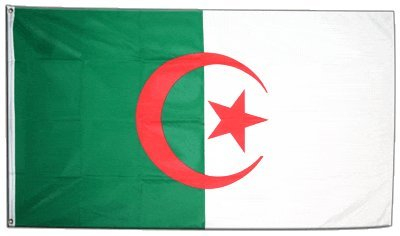 Digni® Geant Drapeau Algerie - 150 x 250 cm