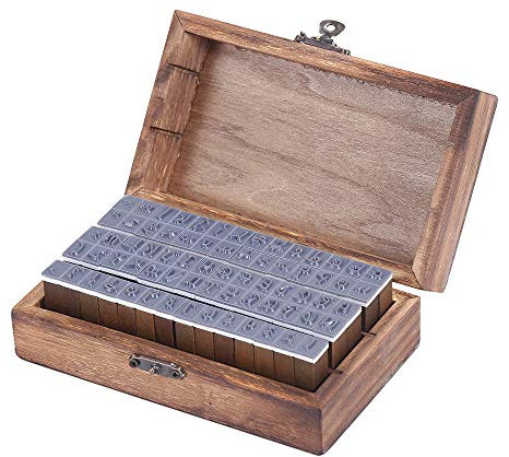 YPSelected 70 TL Handschrift hölzern Gummi Alphabet Buchstaben Anzahl Stempel