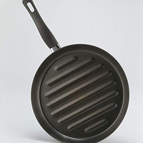 La Ideal emailliert Non Stick Grillpfanne Carmela, schwarz, 28 cm, 12 Stück