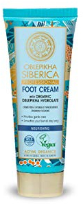 Natura Siberica Professional Oblepikha Fußcreme - Nährend & feuchtigkeitsspendend mit Bio-Oblepikha-Hydrolat, Sheabutter & Salbeiöl - 75 ml