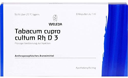 TABACUM CUPRO cultum Rh D 3 Ampullen 8X1 ml