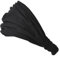 CHARM Damen Breites Haarband Bandana - Bio Baumwolle Stirnband Herren Kopftuch Sommer Hair Band Aus Japan Schwarz L