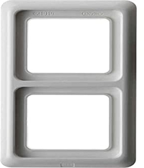 Berker Rahmen 2f.pws/gl 132909 mit Dichtung,IP44 WG-UP IP44 Abdeckrahmen 4011334186588