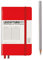 LEUCHTTURM1917 308998 Notizbuch Pocket (A6), Hardcover, 187 nummerierte Seiten, Rot, liniert