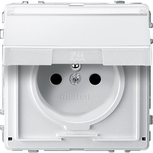 Merten Steckdose Aquadesign Polarweiß MEG2612-7219