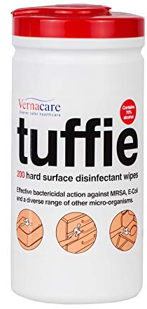 Tuffie Hard Surface Disinfectant Wipes - 200 Pack