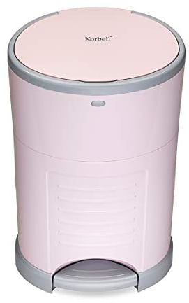 korbell m250dsp Cubo para pañales, 15 L, color rosa