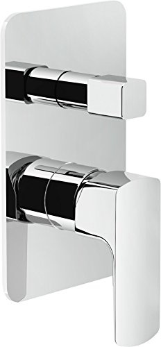 Nobili Rubinetterie VV103100CR Miscelatore Monocomando Incasso Vasca-Doccia a Due Vie, Cromato