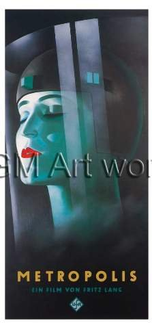 Werner Graul Poster/Kunstdruck Metropolis 88 x 190 cm