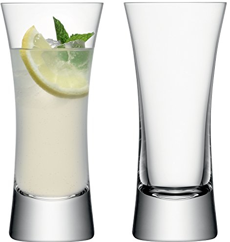 LSA Moya Highball 350 ml klar, Clear, Glas, Set mit 2 Stück, 2