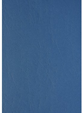 Clairefontaine Deckblätter - Rückwände, Karton mit Lederstruktur, DIN A4, 240 g/m², dunkelblau, 100 Stück
