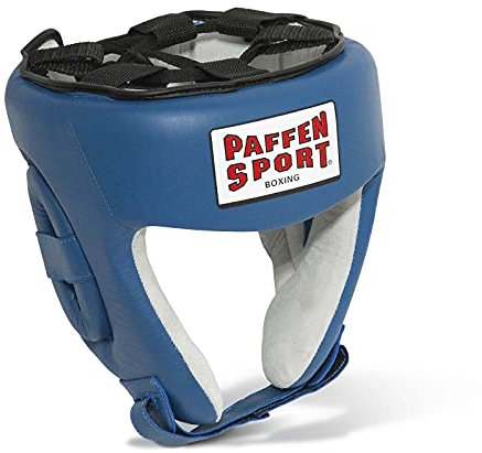 Paffen Sport Contest Wettkampf-Kopfschutz mit DBV-Prüfmarke; blau; GR: S