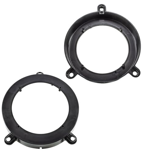 tomzz Audio 2834-014 Anillos de Altavoz Soportes adaptadores compatibles con Mercedes Clase C W203 Puerta Trasera para 130mm DIN Altavoces