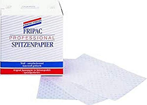 Fripac-Medis Professional Spitzenpapier Blattgröße 90 x 65 mm, 500 Blatt, weiß