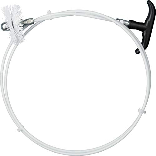 SIT besteht aus 1 Stange, flexibles, rundes Fiberglas, 2 mt, 1 ergonomischer Kunststoffgriff, SCOVOLO Ø mm 80. Geeignet für die Abgasreinigung von Pelletöfen.(1), kit 'EKO'