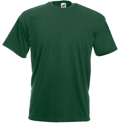FRUIT OF THE LOOM MENS VALUEWEIGHT T-SHIRT (L 41 -43 , Bottle)