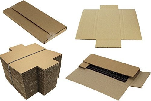 1000 x Laptop Keyboard Box Large Letter Strong Double Wall Cardboard Shipping MAILING