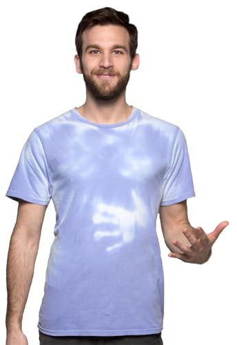 Shadow Shifter Global Colour Changing Adult Short Sleeve Blue to White T-Shirts for Men and Women - Heat Reactive Like 90s Hypercolour (Blue to White Tshirt, XL)
