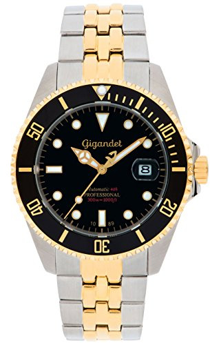 Gigandet Herrenuhr Automatik Analog mit Edelstahlarmband Sea Ground G2-016