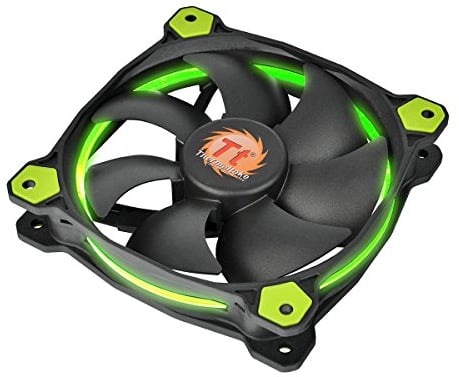 Thermaltake Riing 12 LED - Ventilador de 120 mm, Color Verde