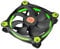 Thermaltake Riing 12 LED - Ventilador de 120 mm, Color Verde
