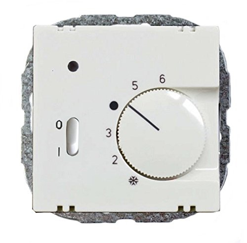 Raumtemperaturregler mit Ein/Aus-Schalter, für Busch-Jaeger balance-SI, Gira System 55, Berker S1, Merten M-Smart und Jung A 500 / CD 500