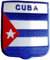 B2See Fahnen Flagge Aufnäher Patches für Jacken Jeans Kleidung Bügelbilder Flicken Stoff Patch Kleider Patches Aufbügler Applikation Aufnäher zum aufbügeln Aufnäher 5,6 x 7 cm Kuba