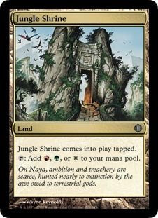 Magic The Gathering - Santuario de la selva - Fragmentos de Alara - Lámina