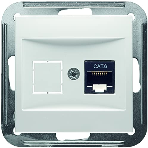 Badora UAE-Steckdose Cat6 reinweiß