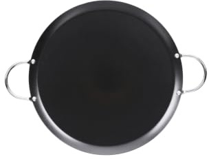 IMUSA 9 Round Comal, Carbon Steel- | Ideal for Tortillas, Great for Everyday Cooking