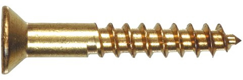 The Hillman Group 41837 Brass Flat Head Phillips Wood Screw, 8 x 1-1/4-Inch, 100-Pack