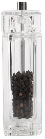 T&G Moulin à poivre carré Acrylique 150 mm