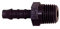 RIEGLER 110945-31.120 Gerader Einschraubstutzen, M5 a., für Schlauch LW 3 mm, PA 6, 1Stk