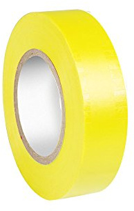 ah Accessories 580813YEL Isolierband (0,13 x 19 mm x 20 m) gelb
