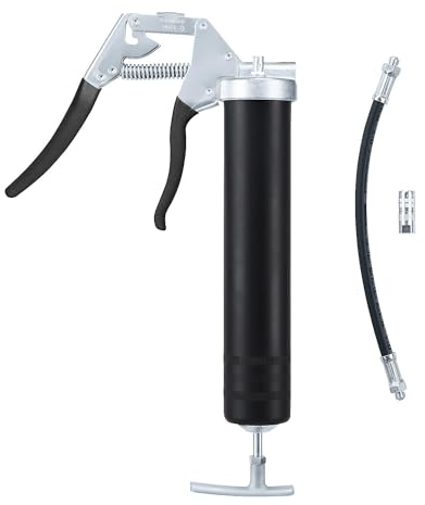 PRESSOL | Einhandfettpresse | für 400-g-Fettkartusche/loses Fett | LxBxH 400 x 165 x 75 mm