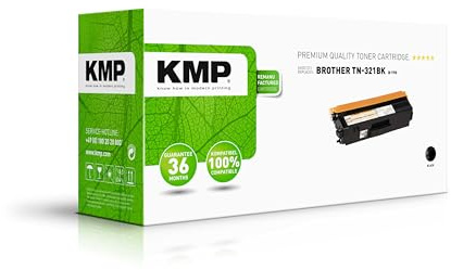 KMP Tonerkartusche passend für Brother TN321BK Black - B-T90 - für Brother DCP L 8400 CDN, DCP L 8450 CDW, HL-L 8250 CDN, HL-L 8350 CDW, HL-L ... etc.