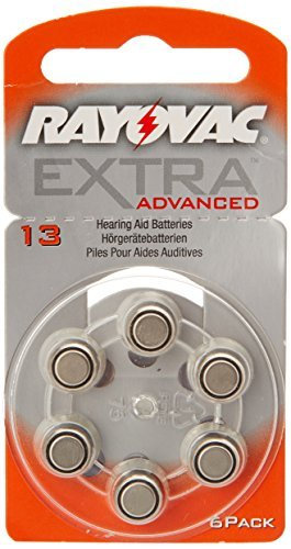 Rayovac Type 13 Hearing Aid Batteries (6 Pack) by Rayovac