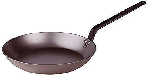 Pentole Agnelli COFE3006PT22 Lionese Poêle à Frire en Fer Lourd, 22 cm