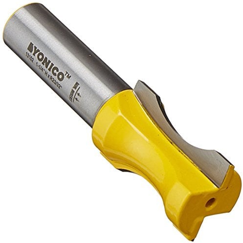 Yonico 13102 - Furniture Trim & Molding Router Bit, Convex - Radius: 23/32, Cutting Height: 1-1/4 - 1/2 Shank