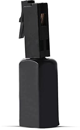 TPFNet Entwirrer für Telefonkabel Twist-Stop, Spiralkabel 360° Anti-Tangle Telefon Kabel Detanglers Entwirrer Verdrehschutz, Schwarz, 5 Stück