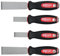 KS Tools 907.2210 EDELSTAHL Schabmeißel-Satz, 4-tlg.