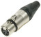 Neutrik XLR 4-polige weibliche Stecker silber Nickel