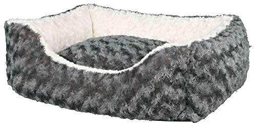 Trixie Kuschelbett Kaline 65 x 50 cm grau/Creme