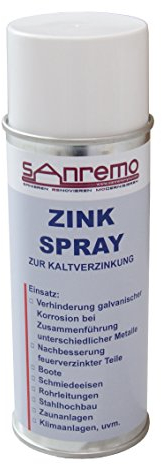 Sanremo Zink Spray - zur Kaltbezinkung 400ml