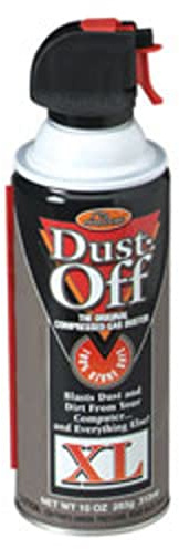 Dust-Off Plus Disposable Compressed Gas Duster, 10 Oz Bottle
