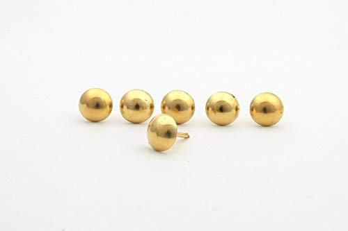 100 brass upholstery nails